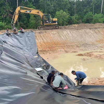 Grandi rivestimenti di stagno a geomembrana in HDPE da 1 mm per superfici doppiamente lisce/doppia texture