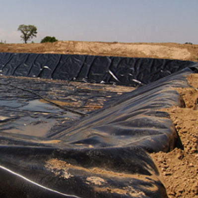 Geomembrana in HDPE Nero Bianco Blu Verde 1,0 mm 1,5 mm 2 mm per acquario di pesci