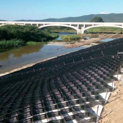 Geocella in HDPE con griglia di ghiaia strutturata e perforata