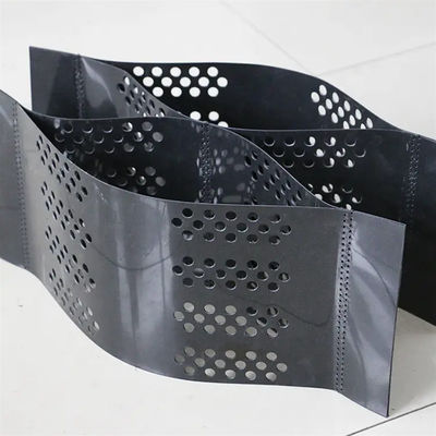 Geocella in HDPE con griglia di ghiaia strutturata e perforata