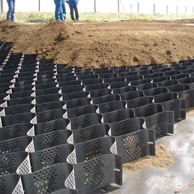 Hdpe Geocel Astm Geocel liscia strada di ghiaia griglia di pavimentazione per strada di favo di miele