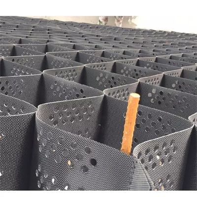 1000-1420N / 10CM Forza di buccia Geocelle HDPE per strade di ghiaia