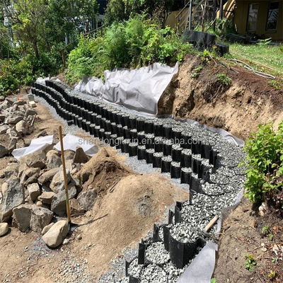 Hdpe Geocel Astm Geocel liscia strada di ghiaia griglia di pavimentazione per strada di favo di miele