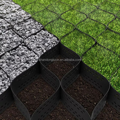 Progettazione grafica Geocell Parcheggio Geocell Strada Pavimentatore Autostrada Geocell Controllo dell'erosione Griglia di terra Vertice Geocell