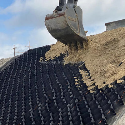Servizio post-vendita di installazione in loco Griglia di ghiaia geocella calda per la costruzione di dighe