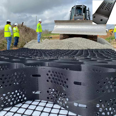 Stabilizzatore del suolo in HDPE industriale Geocell Stabilizzatore di ghiaia di plastica per la stabilizzazione
