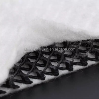Rete di drenaggio composta tridimensionale in bianco e nero Geonet Hdpe 5 mm Matta di drenaggio tessuto non tessuto