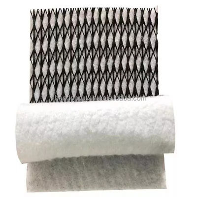 Rete di drenaggio composta tridimensionale in bianco e nero Geonet Hdpe 5 mm Matta di drenaggio tessuto non tessuto