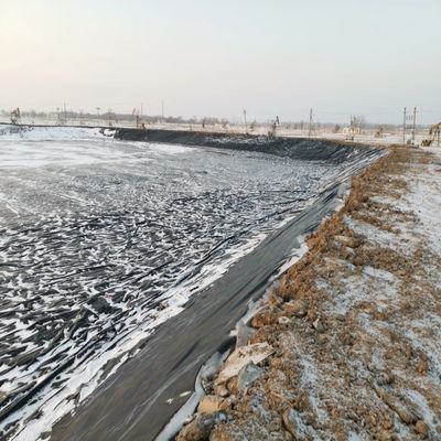 Fogli di geomembrana in PVC 1 mm Geo materiale di plastica Geomembrana liscia Hdpe Pond Liner