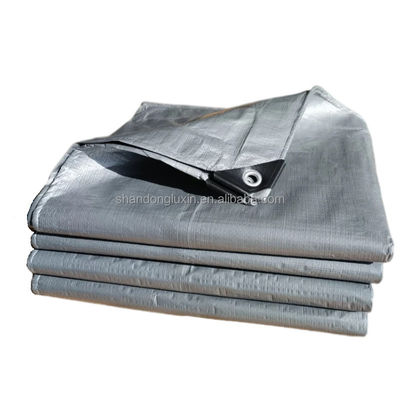 Dimensioni personalizzate Tarpaulin in PE impermeabile rivestito con modello e peso personalizzato