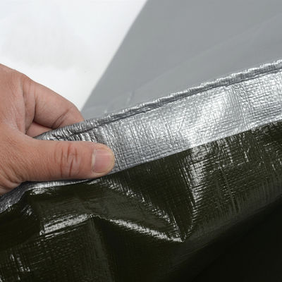 Dimensioni personalizzate Tarpaulin in PE impermeabile rivestito con modello e peso personalizzato