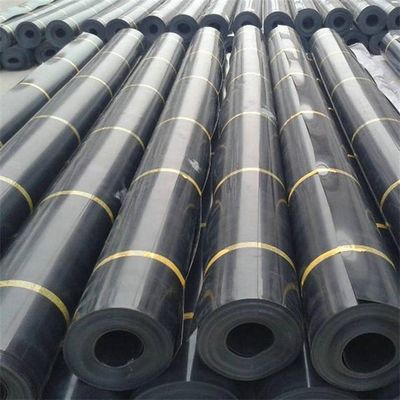 Superficie ruvida Geomembrana HDPE Acquario di stagno di allevamento di pesci 1 mm con durata di 10 anni