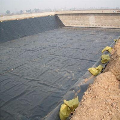 Rivestimento di stagno con geomembrana di superficie liscia o tessuta in HDPE per il progetto di diga in Sudafrica