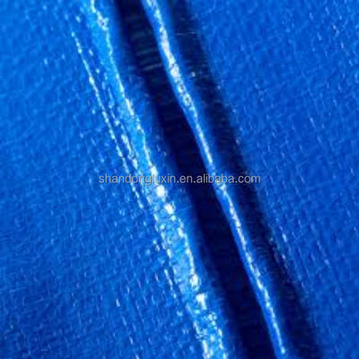 500D-1500D Numero di filati Tela di rimorchio pesante HDPE Tela blu impermeabile