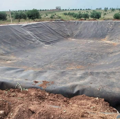 Geomembrana di polietilene di densità 0,5 mm 0,75 mm 1,5 mm 2 mm Ideale per discariche e miniere