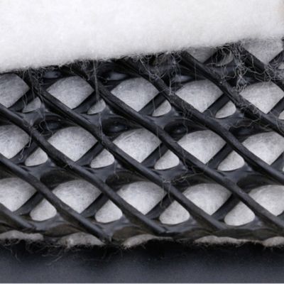 Densità Geonet con adesivo geotessile di polietilene di plastica di drenaggio Spessore 6 mm