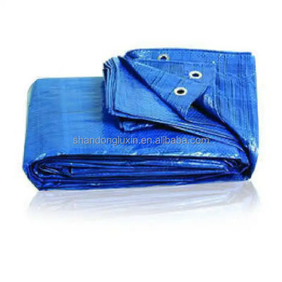 50-300gm Plaid Style Custom PE Tarpaulin Material per il rivestimento dei camion