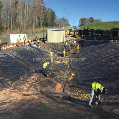 1 mm foglio di geomembrana in HDPE per rivestimento di stagni di allevamenti ittici resistente ai raggi UV e ai prodotti chimici