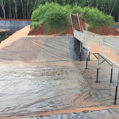 Acquacoltura Geomembrane Dam Liner 100% materiale vergine HDPE per progetti di soluzione totale