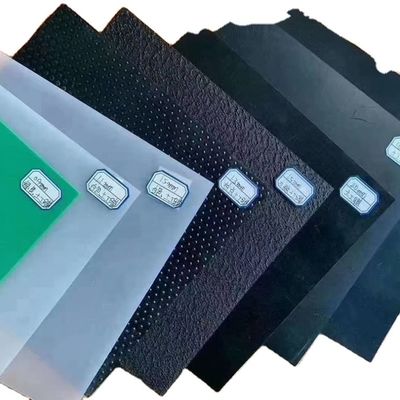 Nero Bianco Verde Blu Geomembrana HDPE 0,5 mm 1 mm 1,5 mm 2 mm per rivestimento stagno di allevamento di pesci