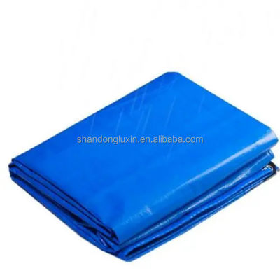 Camion pesante coperture di polipiastra rivestito impermeabile blu campeggio ombra solare panno a rotolo