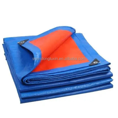 Camion pesante coperture di polipiastra rivestito impermeabile blu campeggio ombra solare panno a rotolo