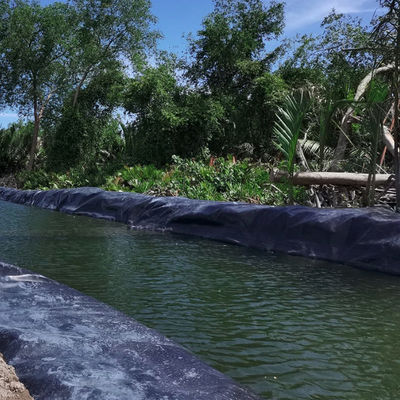 Superficie liscia Geomembrana ad alta densità spessore da 1 mm a 3 mm per la diga di stagno e il rivestimento della laguna