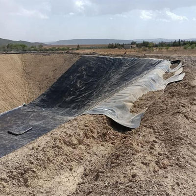 500 micron HDPE Pond Dam Liner for Farm Earch Dam Lining in Kenya Spessore 0,2 mm-3 mm