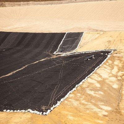 Liner per stagno di pesci a geomembrana pieghevole in nero o colore personalizzato per l'allevamento di pesci rattani