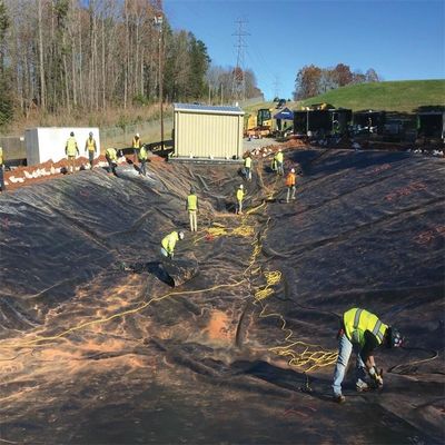 Liner di diga di laghetto di pesce lago 1.5 mm Bianco nero Geomembrane Hdpe con ASTM GRI-GM13