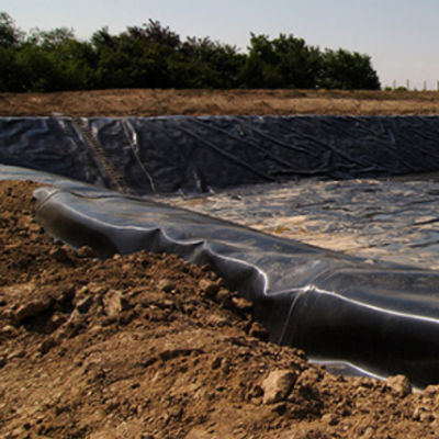 Capacità di soluzione del progetto Geomembrana nera HDPE 0,5 mm per stagni di allevamento di gamberetti