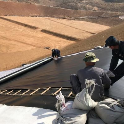 Geomembrana saldata a doppio liscio/doppia consistenza in HDPE per stagno per acquario di pesci rotondo