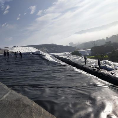 1.0mm Geomembrana 2mm Hdpe Geomembrana 20 Mil Pond Liner per Geomembrane 1m-8m Larghezza