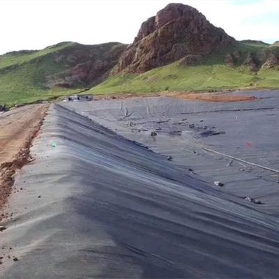 Geomembrana nera lucida 1,5 mm/2,0 mm HDPE Liner per rivestimenti impermeabili di plastica