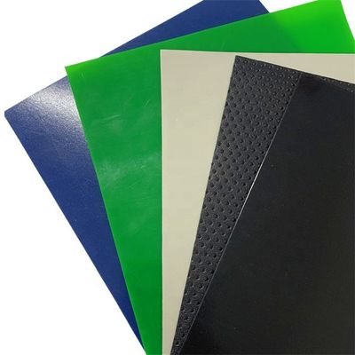 Liner per stagno di pesce in HDPE personalizzato in nero bianco blu verde stile di design industriale