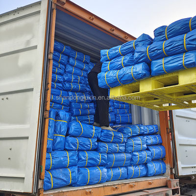 Leggerezza 4m Blu/Arancione PE Tarpaulin Rolls for Truck Cover Tarps