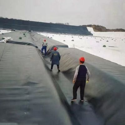 Geomembrana HDPE in nero per serbatoio a lago artificiale impermeabile