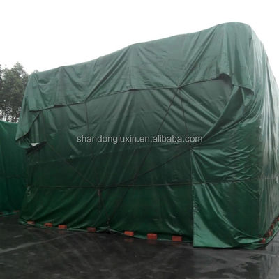 Targhe personalizzate in PE a piastre per coperture impermeabili per autocarri e stoccaggio di merci in tessuto HDPE