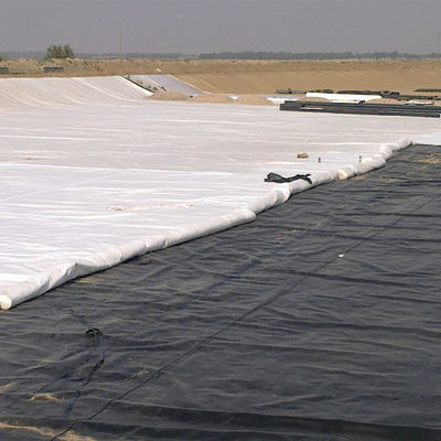 1 mm Geomembrana HDPE Fish Pond Liner per stagni agricoli in doppia texture bianca
