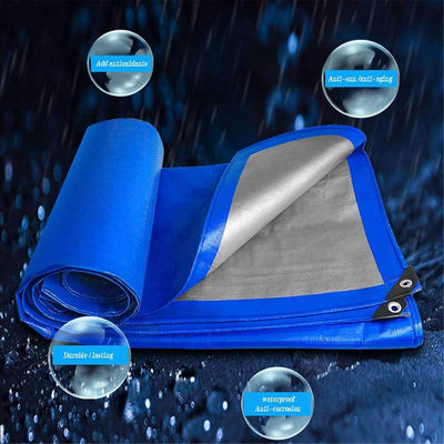 Materiale per il tetto di tenda ignifuge in tessuto PE con tessitura in HDPE e laminazione in LDPE