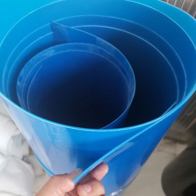 Spessore 0,2 mm-3 mm Pond Liner GM13 2 mm HDPE Geomembrane Bianco impermeabile per stagno di gamberetti