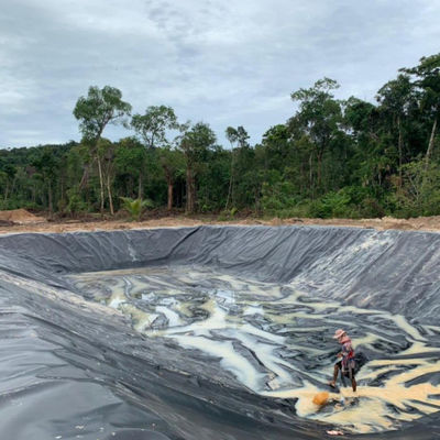 0.5mm 1mm 1.5mm 2mm Geomembrane HDPE impermeabile di diga di stagno per la costruzione