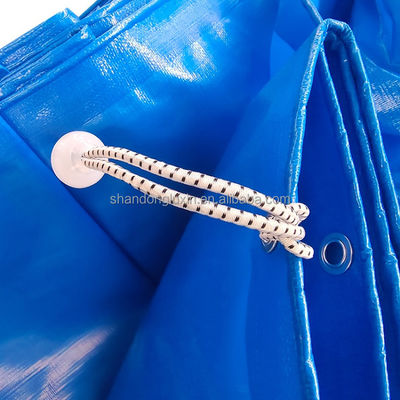 Tarpaolina leggera HDPE Custom 150gm per esigenze di lavoro pesante in colore blu