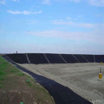 Geomembrana in HDPE resistente alle lacrime da 1 mm a 2 mm per rivestimenti di stagni per pesci resistenti agli acidi e agli alcali