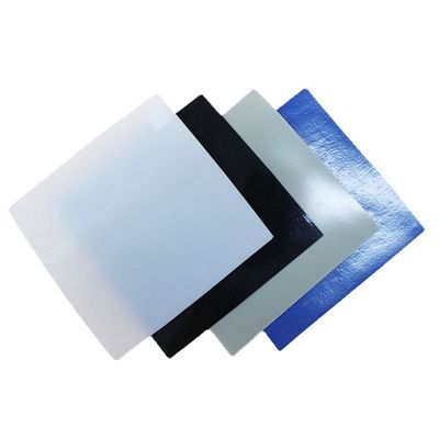 Geomembrana da 1 mm a 2 mm per stagni di pesce e discariche Doppia superficie liscia Lunghezza 50-200m