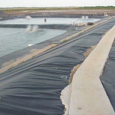 Geomembrane nere vendute direttamente per la resistenza al sale e agli alcali nei cantieri