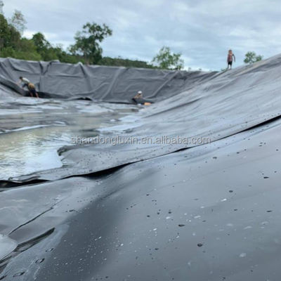 Soluzioni di progetto Prefabbricato Pond Liner Geomembrana rugosa 1.50mm 2mm Geotextile
