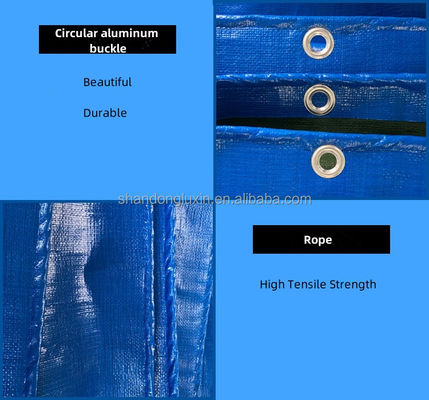 Fogli di tessuto di plastica di bambusa in PE stratificato su misura in stile a strisce leggero