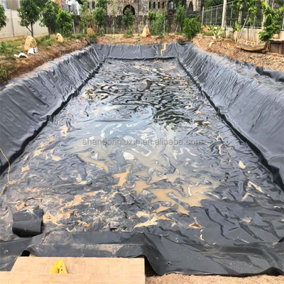2 mm Geomembrana in HDPE nero impermeabile al pesce gamberetti per acquicoltura