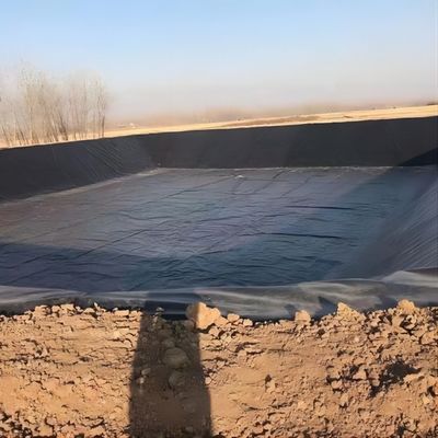 Geomembrana di superficie liscia in HDPE per discariche Lunghezza 50-100m/rollo su richiesta